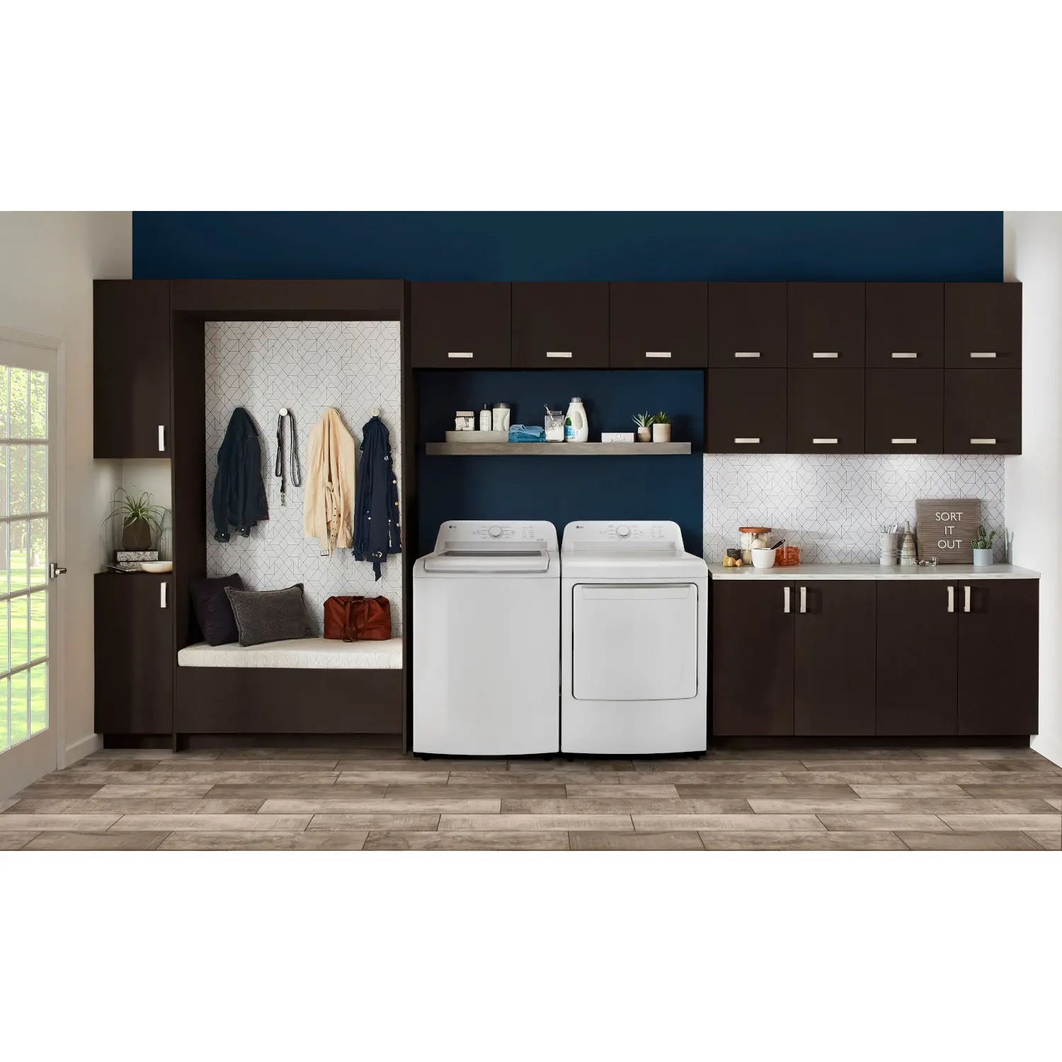 DLE6100W LG 7.4 cu ft Electric Dryer - White 6100-2