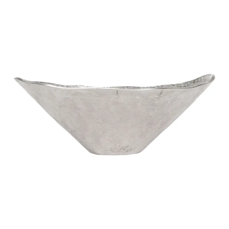 Verto Silver Textured Asymmetrical Bowl