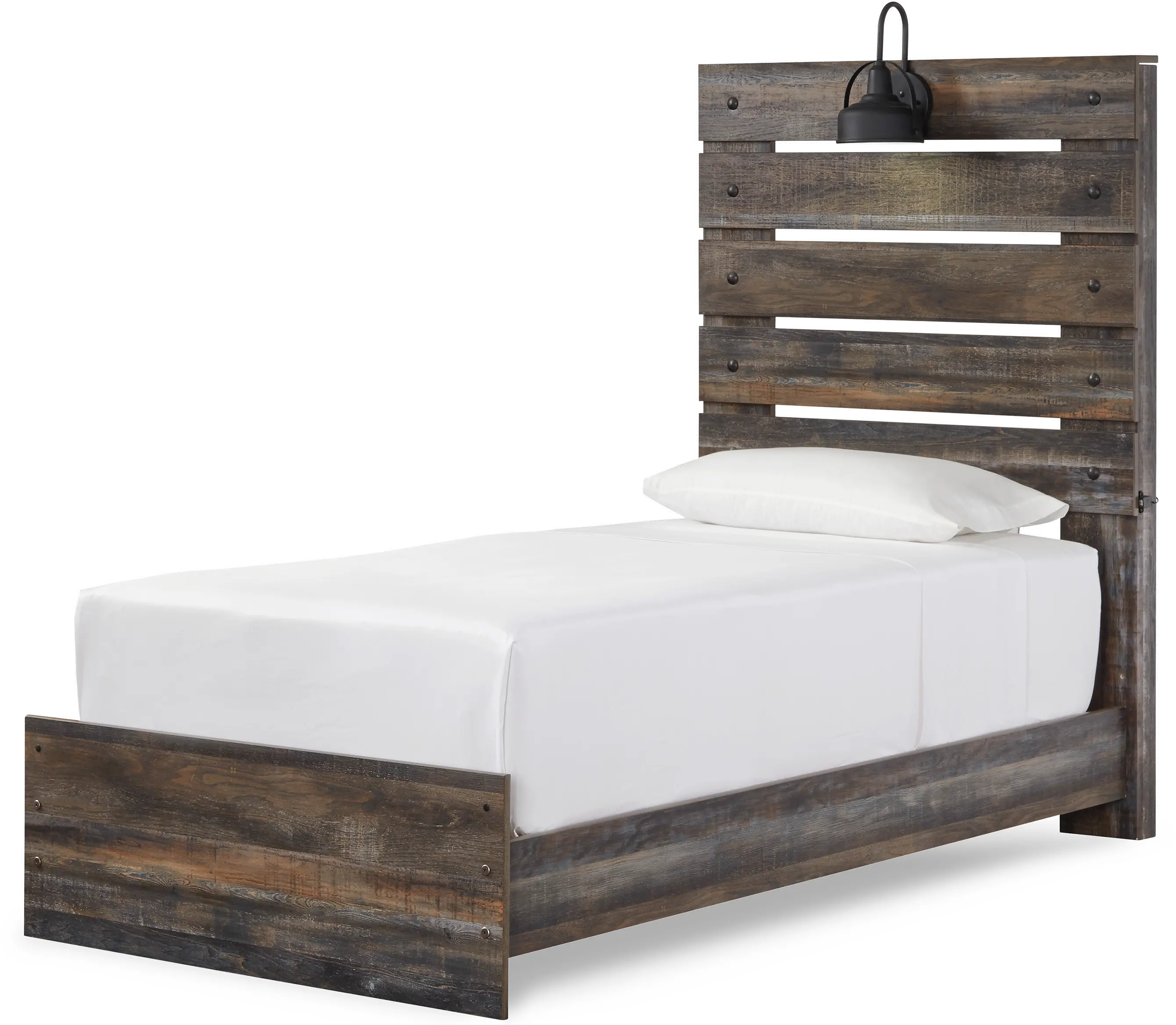 Sunset Park Rustic Brown Twin Bed-1
