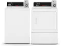 .SPQ-W/W-6000-GAS-PR Speed Queen Coin Operated Gas Washer and Dryer Set - White