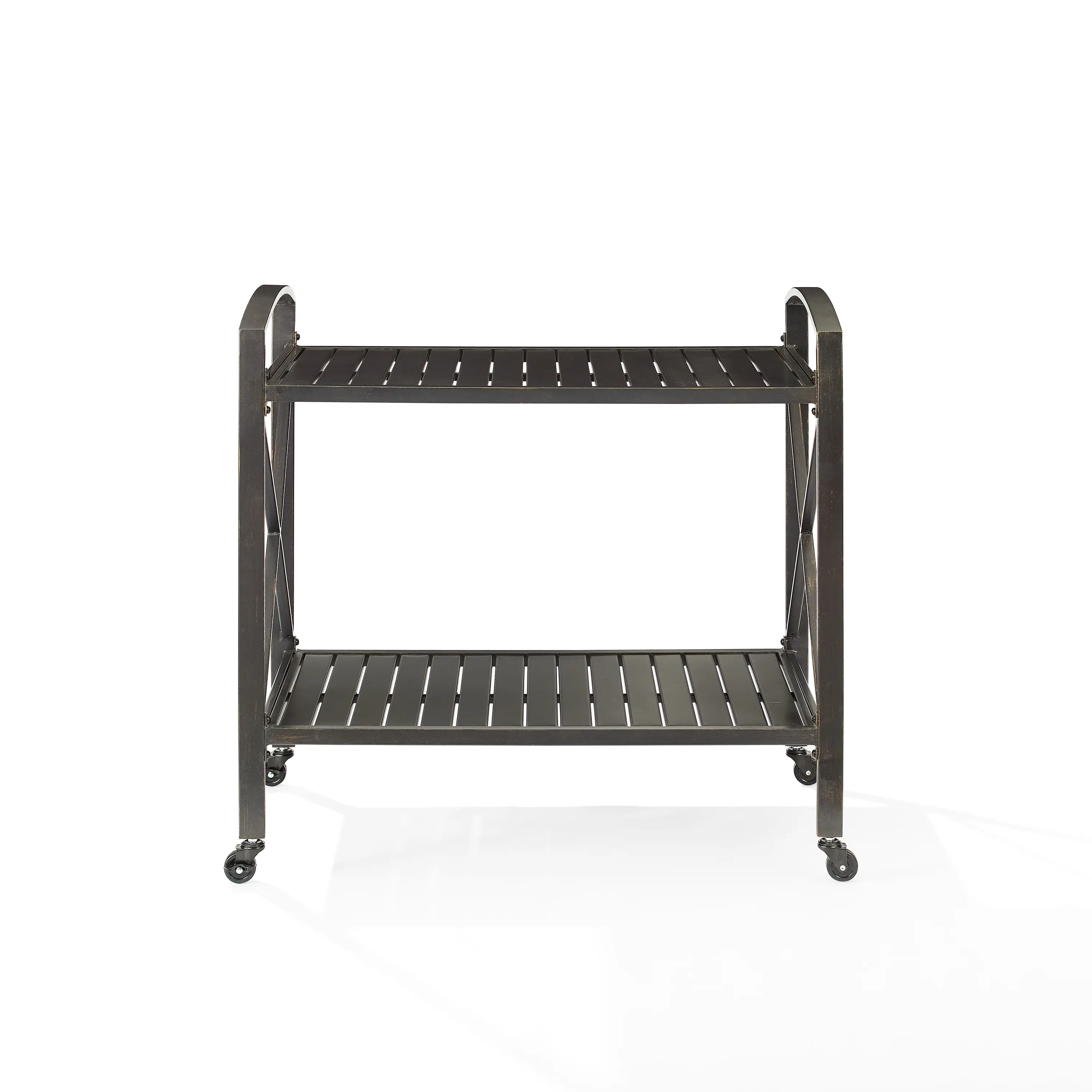 CO7390-BZ Kaplan Outdoor Metal Bar Cart-4