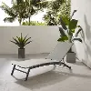 CO6310MB-LG Weaver Gray Outdoor Sling Chaise Lounge