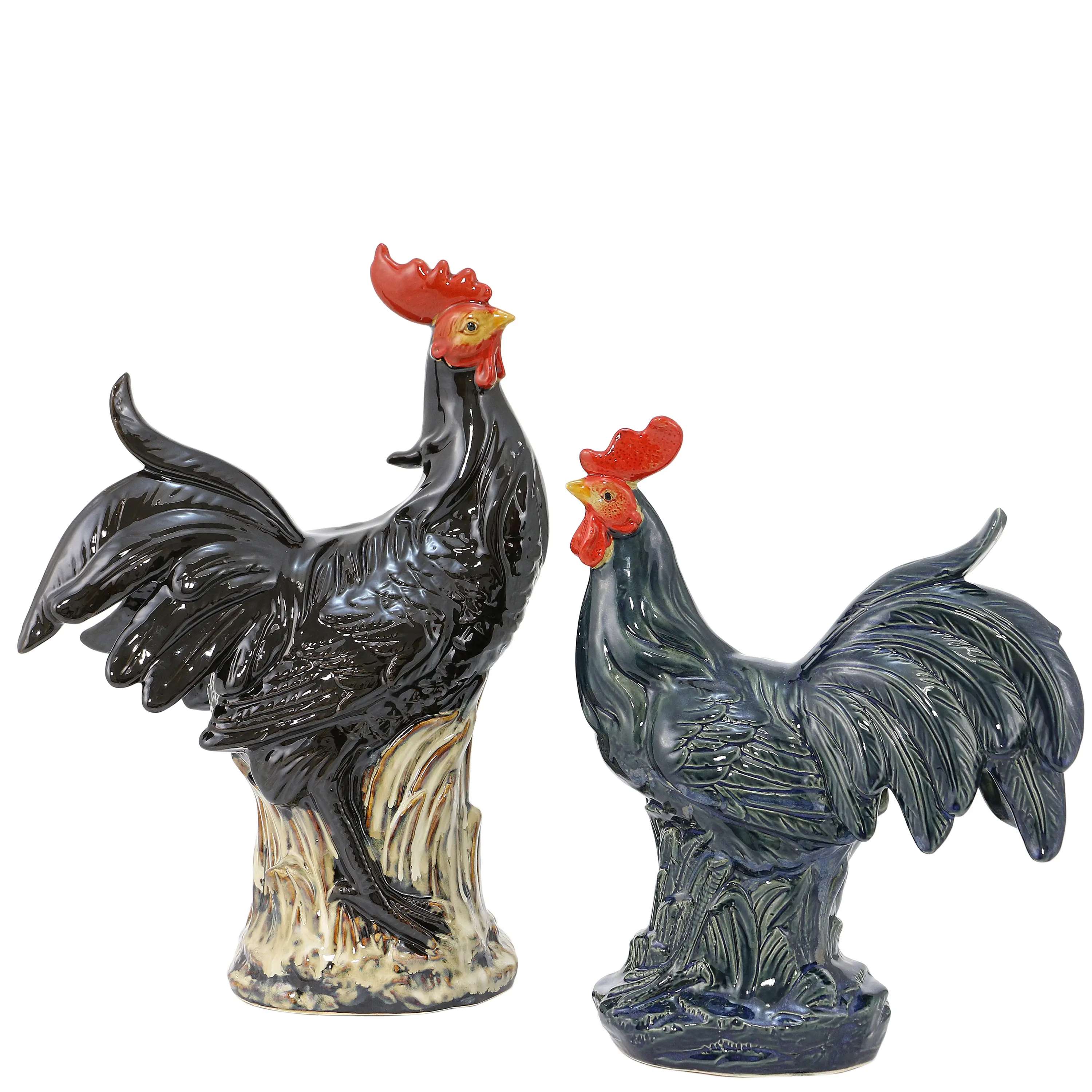 Black Rooster 12 Figurine-1