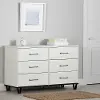 15371 Arlen White Pine 6-Drawer Dresser