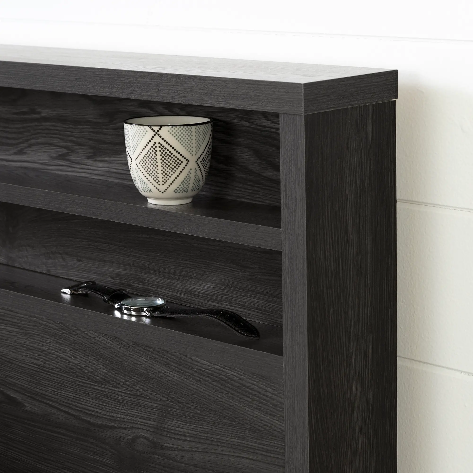 15481 Tao Gray Oak Full/Queen Bed & Headboard Set-4