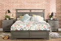 15491 Versa Gray Maple Queen Bed and Headboard Set