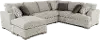 2PC/VILLANOVA/OP1 Villanova Oatmeal Taupe 2 Piece Sectional