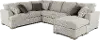 2PC/VILLANOVA/OP2 Villanova Oatmeal Taupe 2 Piece Sectional