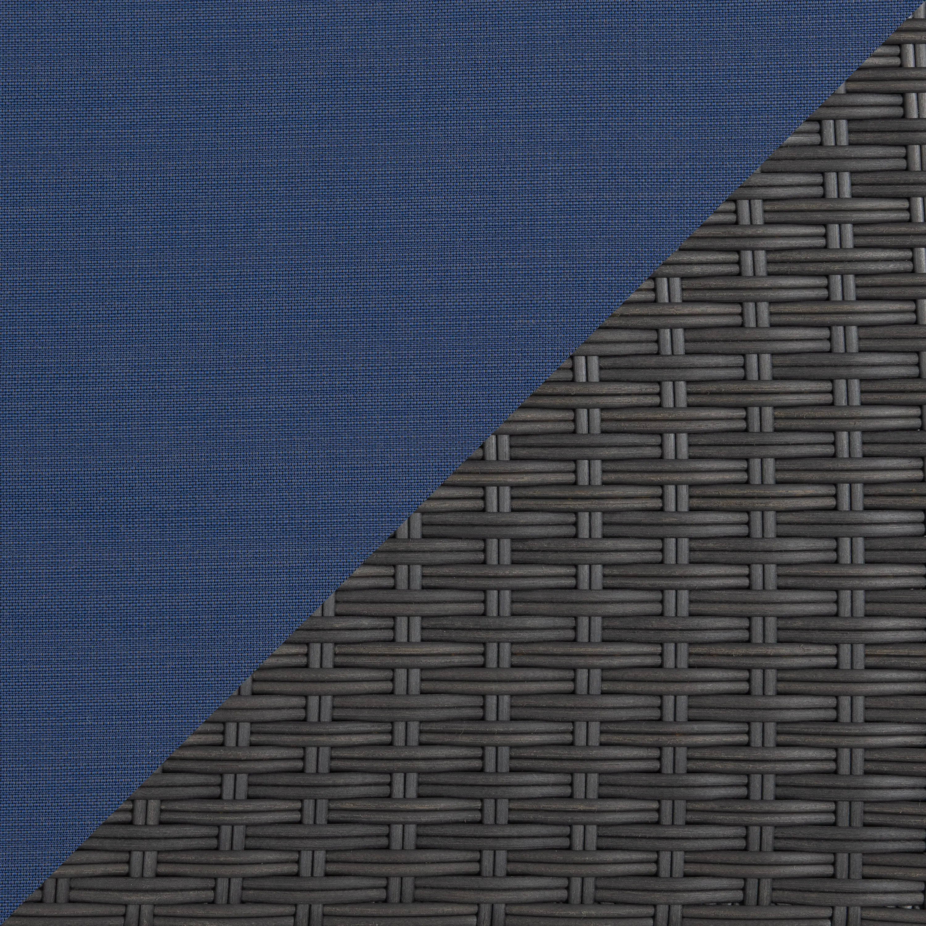 Brisbane Navy Blue Outdoor Wicker Chair-9