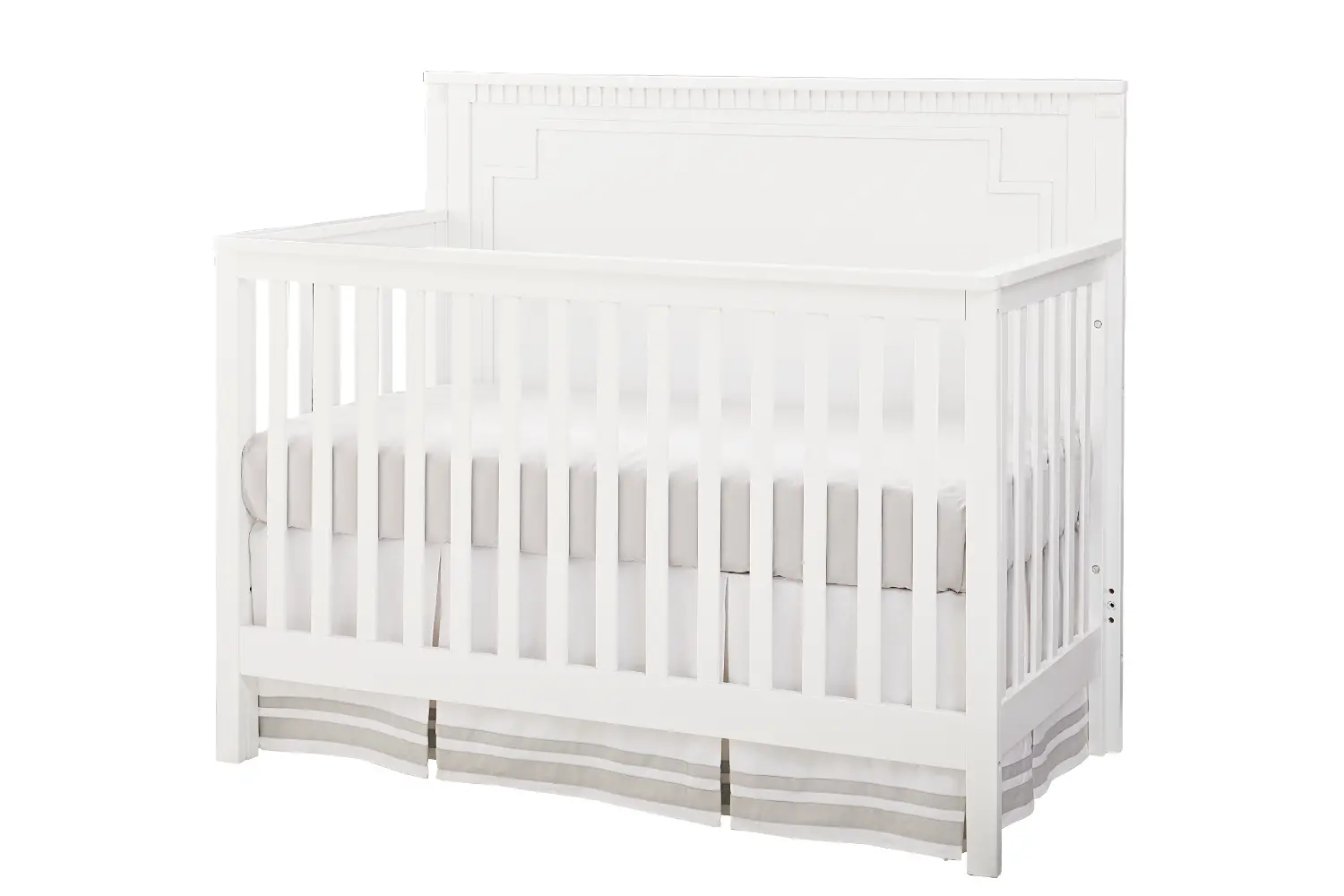 Emery White 3-in-1 Convertible Crib-1