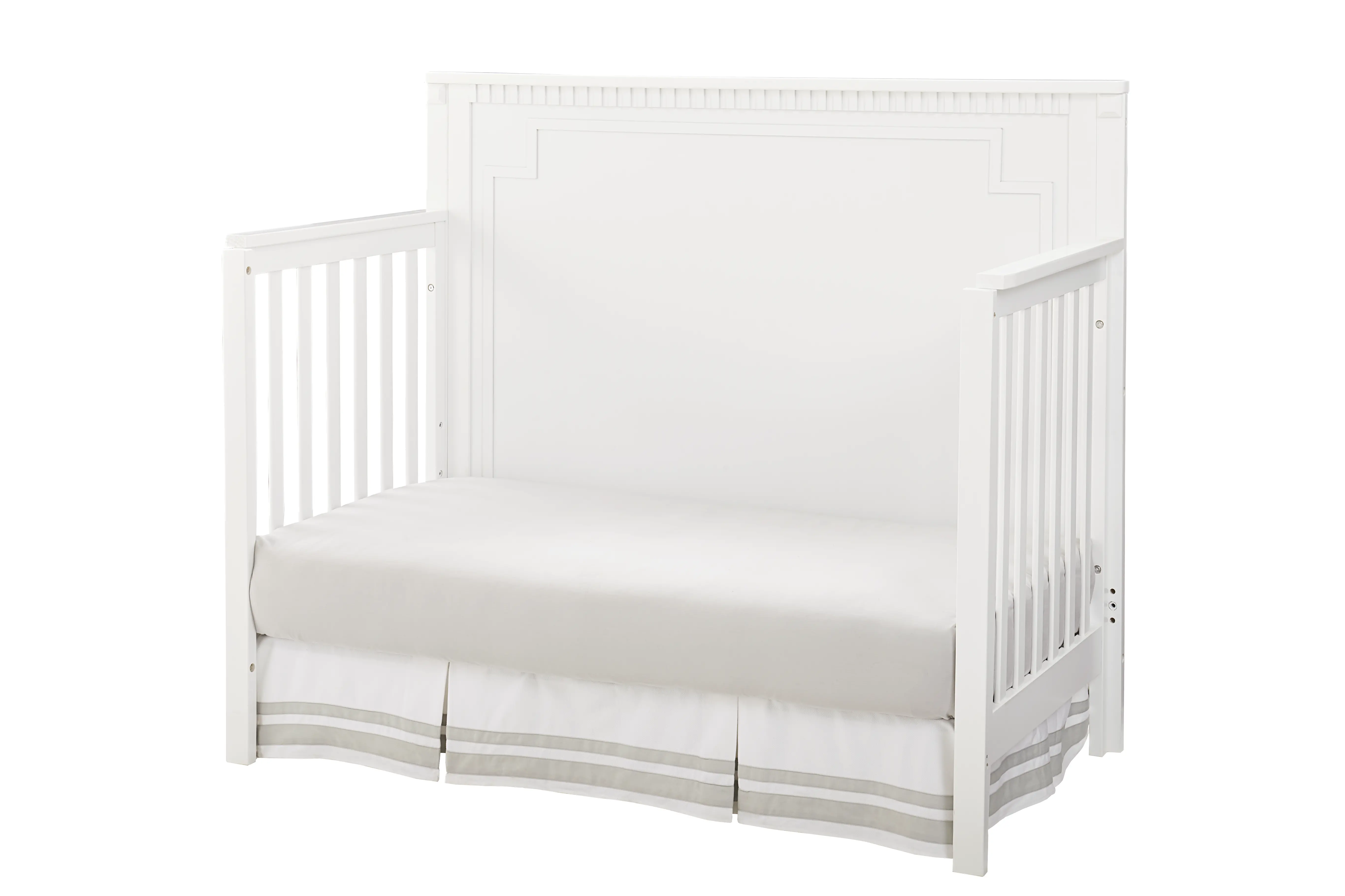 Emery White 3-in-1 Convertible Crib-2