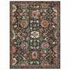IE310-416/5X8-MARTIN Whimsey 5 x 8 Martin Black Multicolor Area Rug