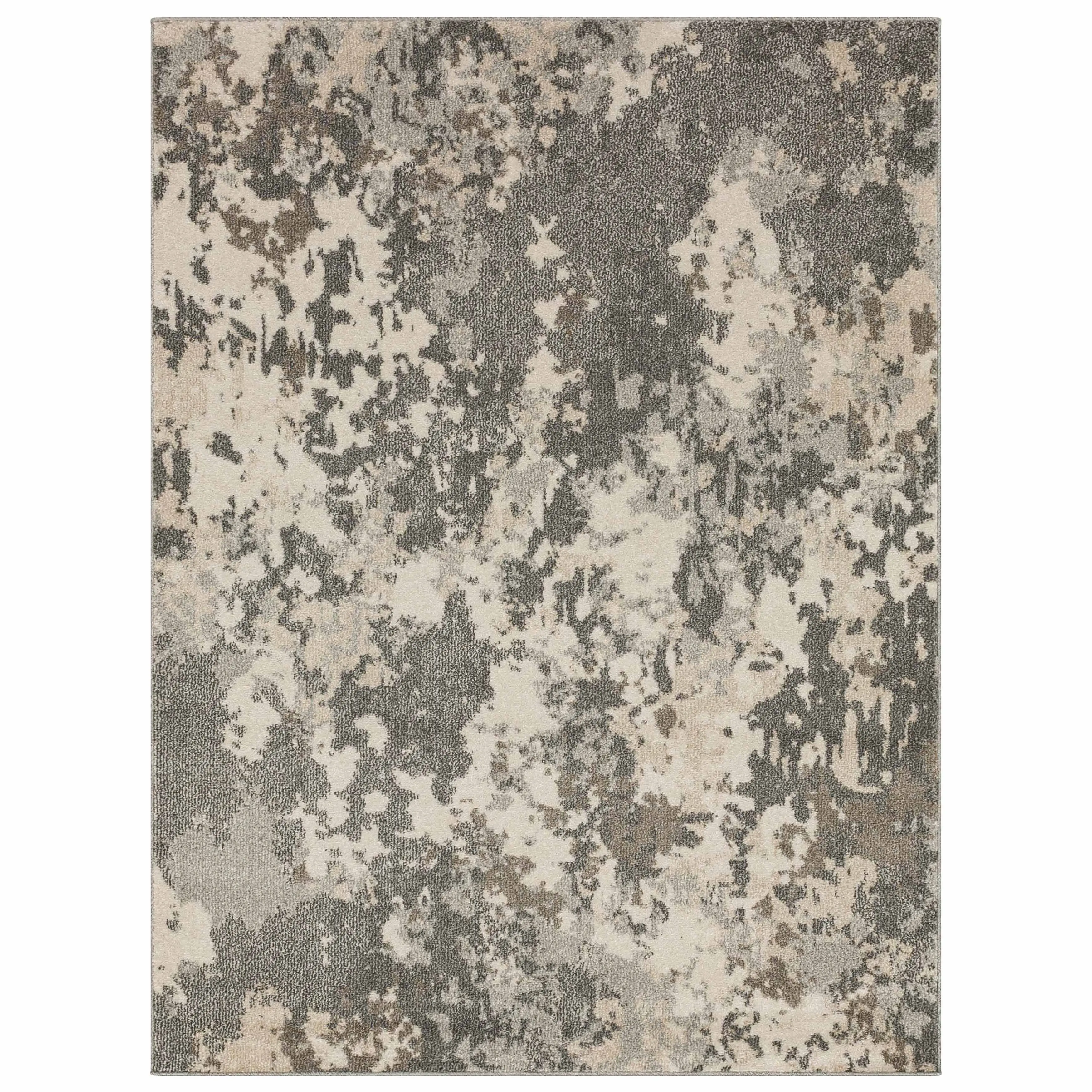 IE311-131/5X8-OSIER Whimsey 5 x 8 Osier Abstract Gray Area Rug-1