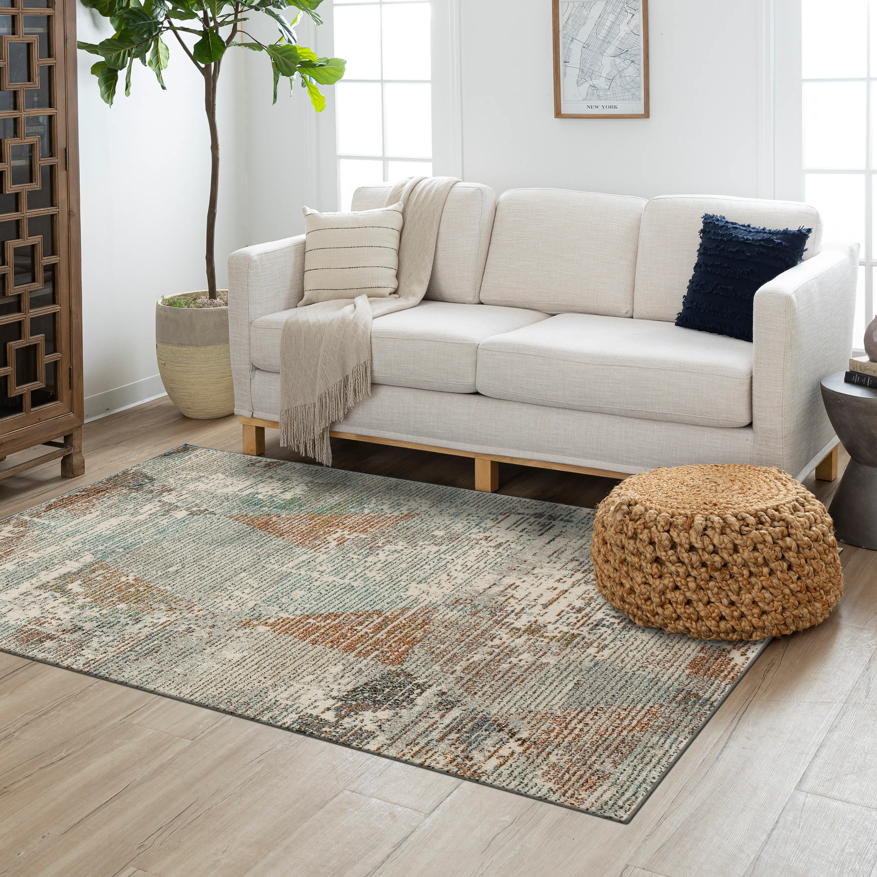 IE300-131/5X8-ADMIRL Whimsey 5 x 8 Admiral Abstract Multicolor Area Rug-3