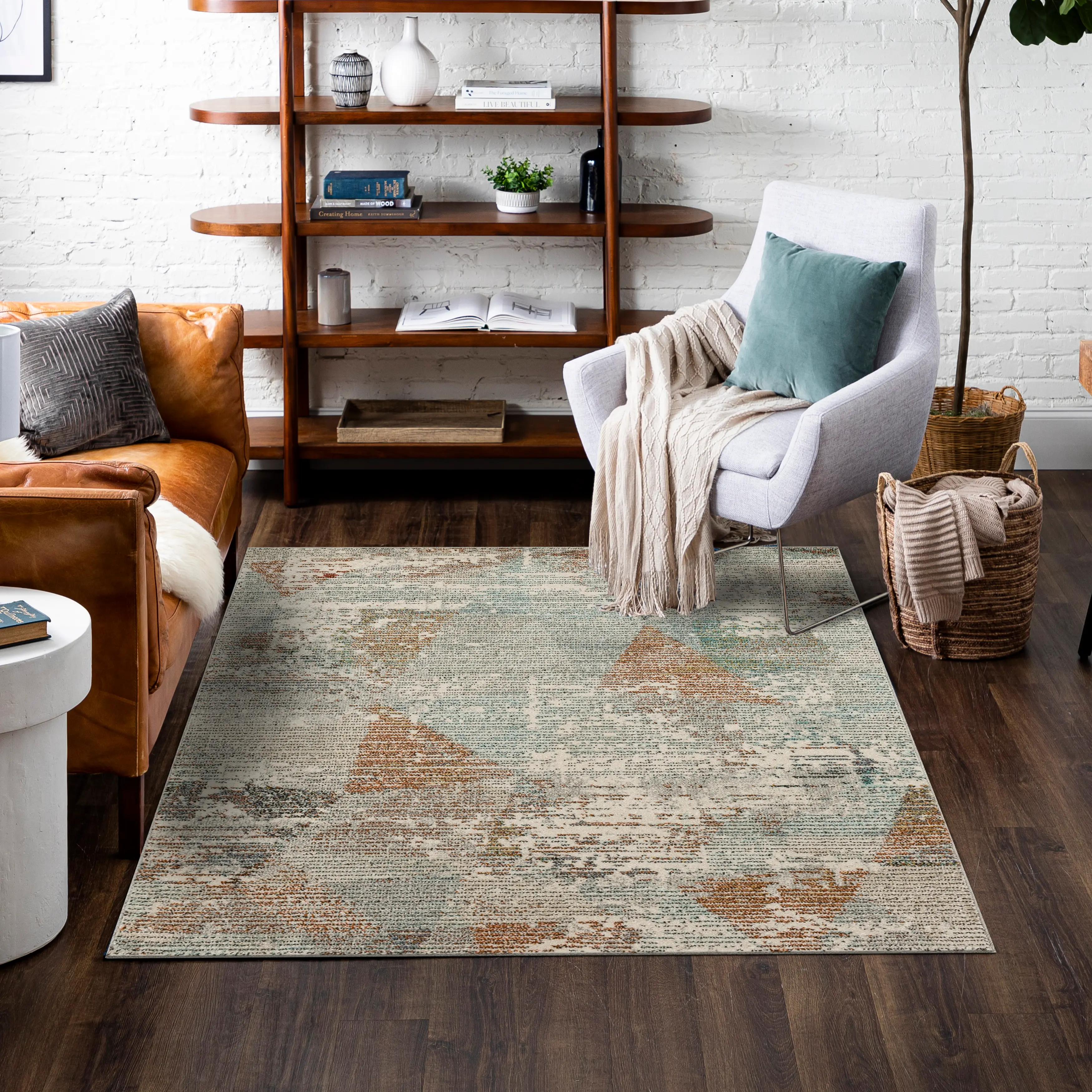 IE300-131/5X8-ADMIRL Whimsey 5 x 8 Admiral Abstract Multicolor Area Rug-5