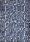 SR107/NAVY-5X8 Nicole Curtis 5 x 7 Navy Geometric Area Rug