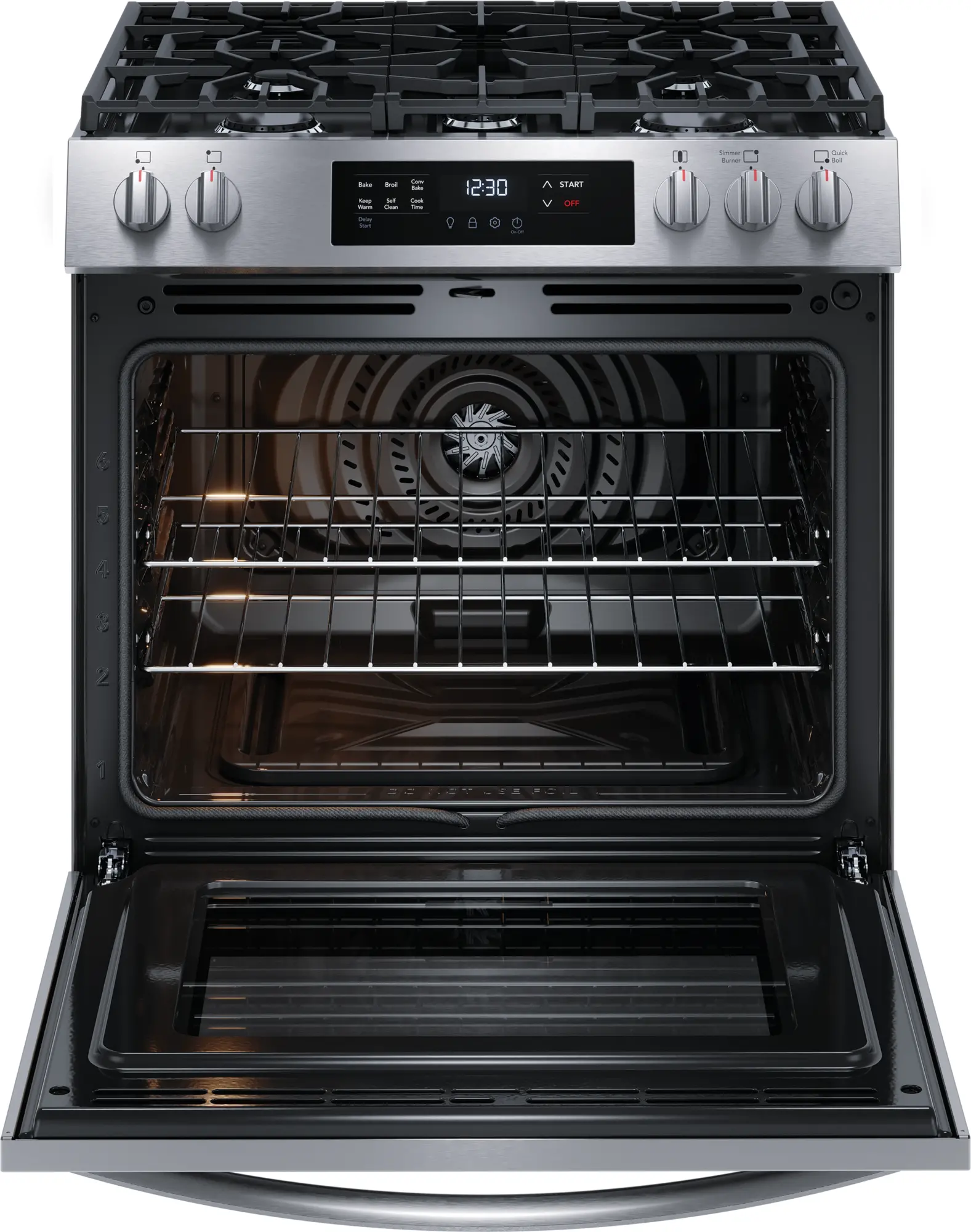 FCFG3083AS Frigidaire 5.1 cu ft Gas Range - Stainless Steel-4