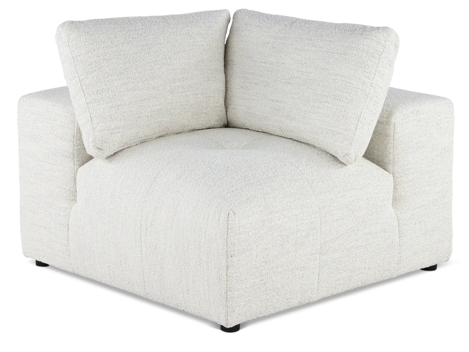 Preston Pearl White Modular Corner Piece-1