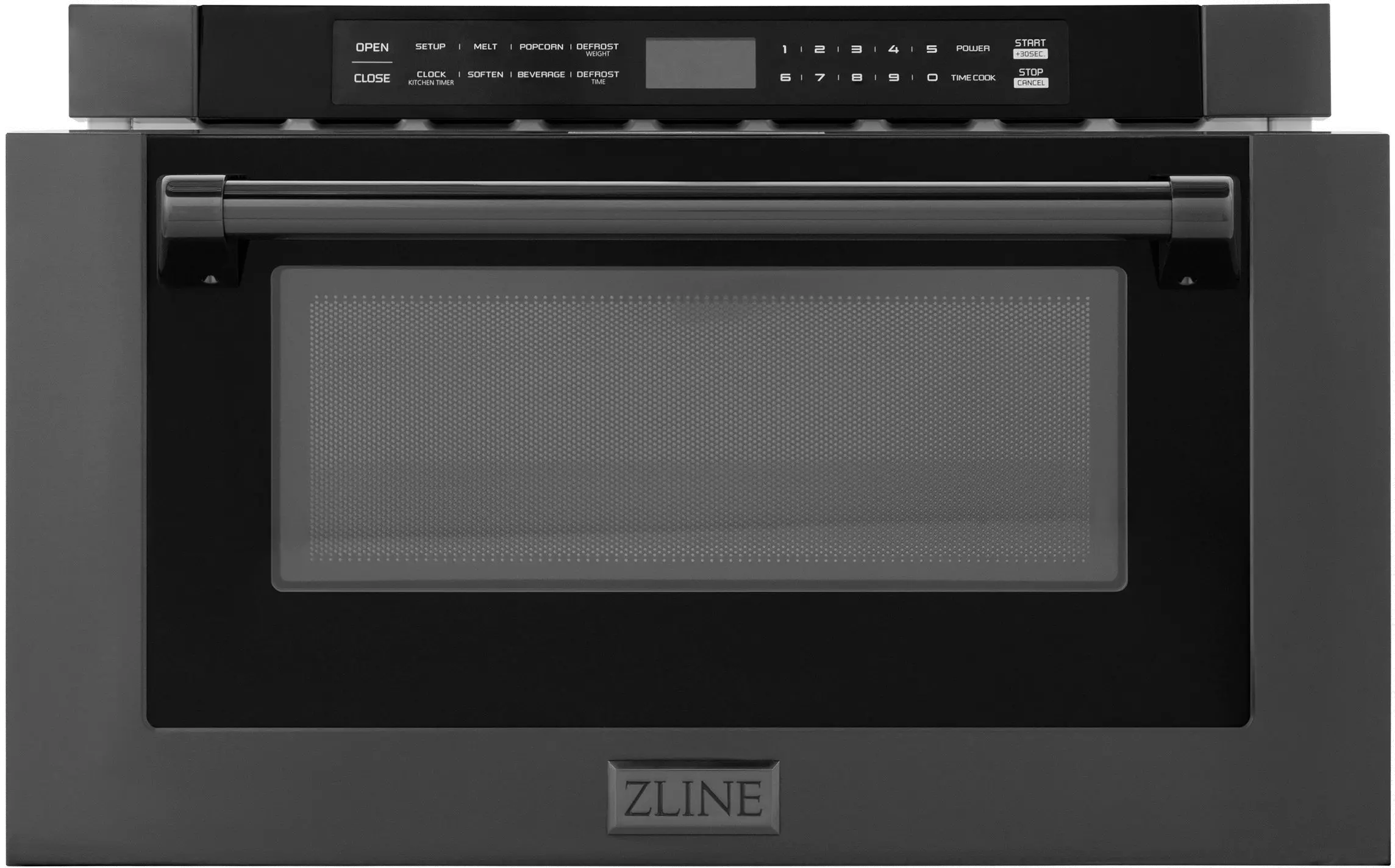 MWD-1-BS-H ZLINE 1.2 cu ft Built In Microwave Drawer - Black Stainless Steel-4