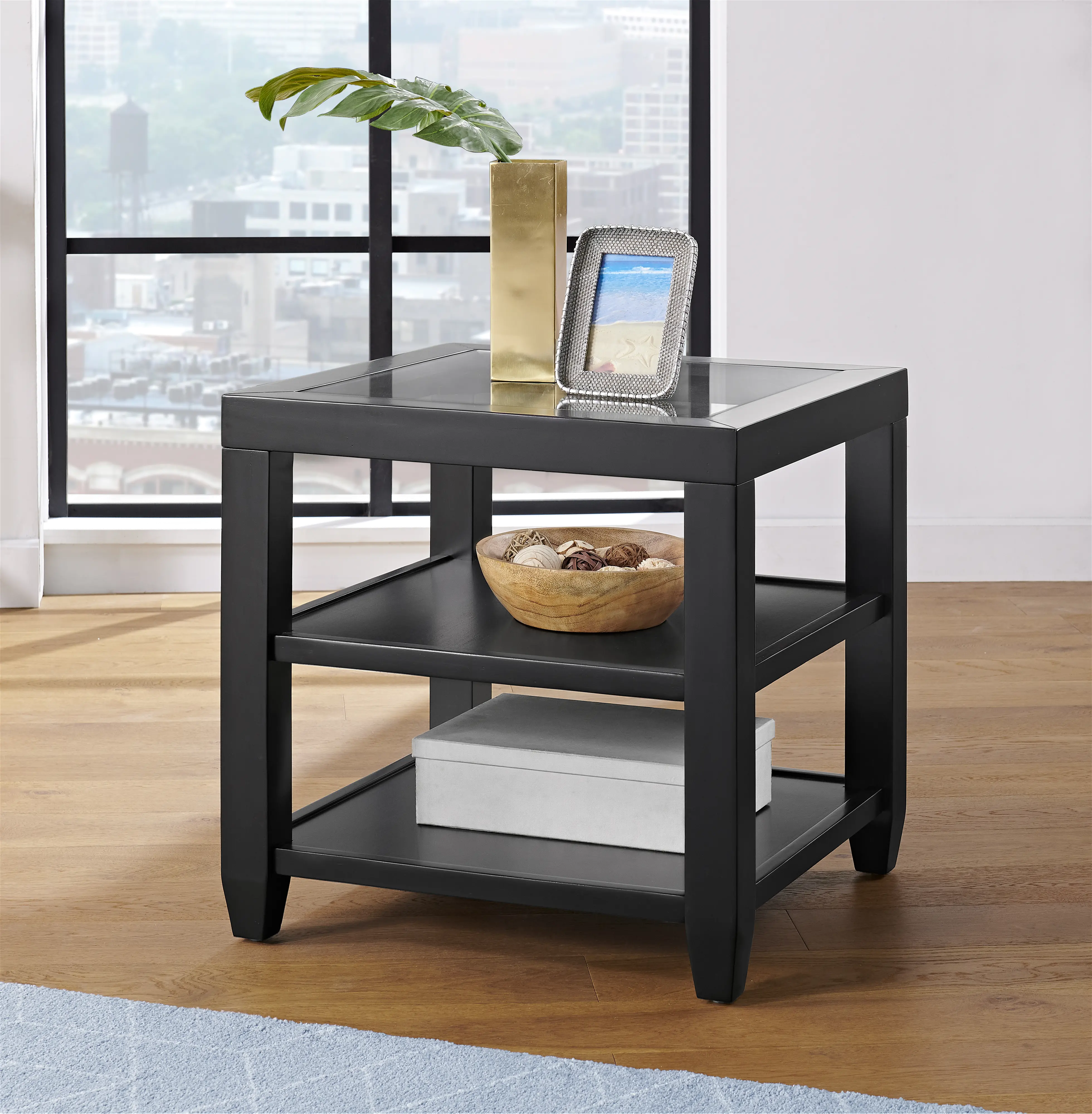 Cordero Black End Table-2