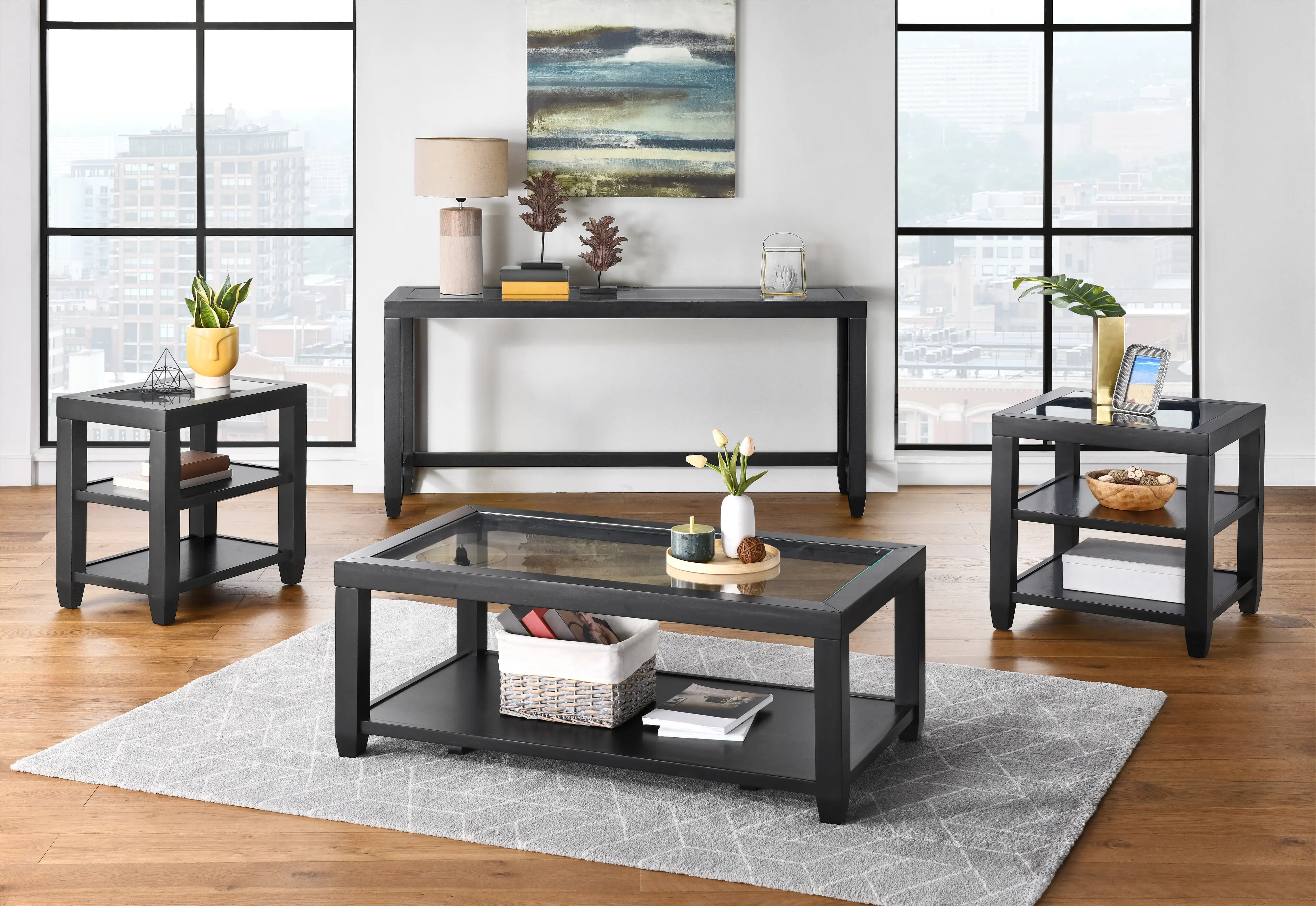 Cordero Black End Table-5