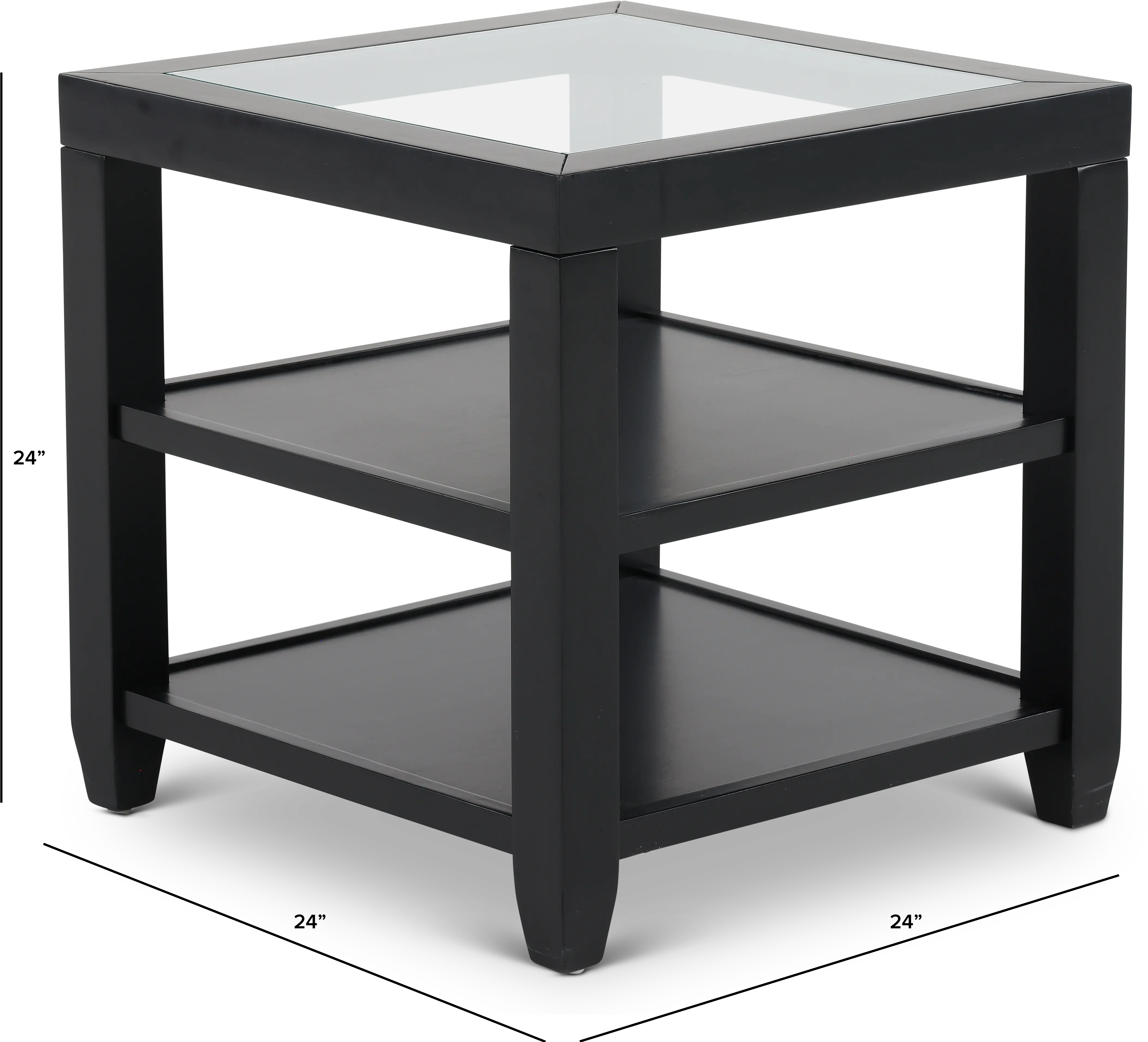 Cordero Black End Table-3