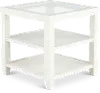 Cordero White End Table