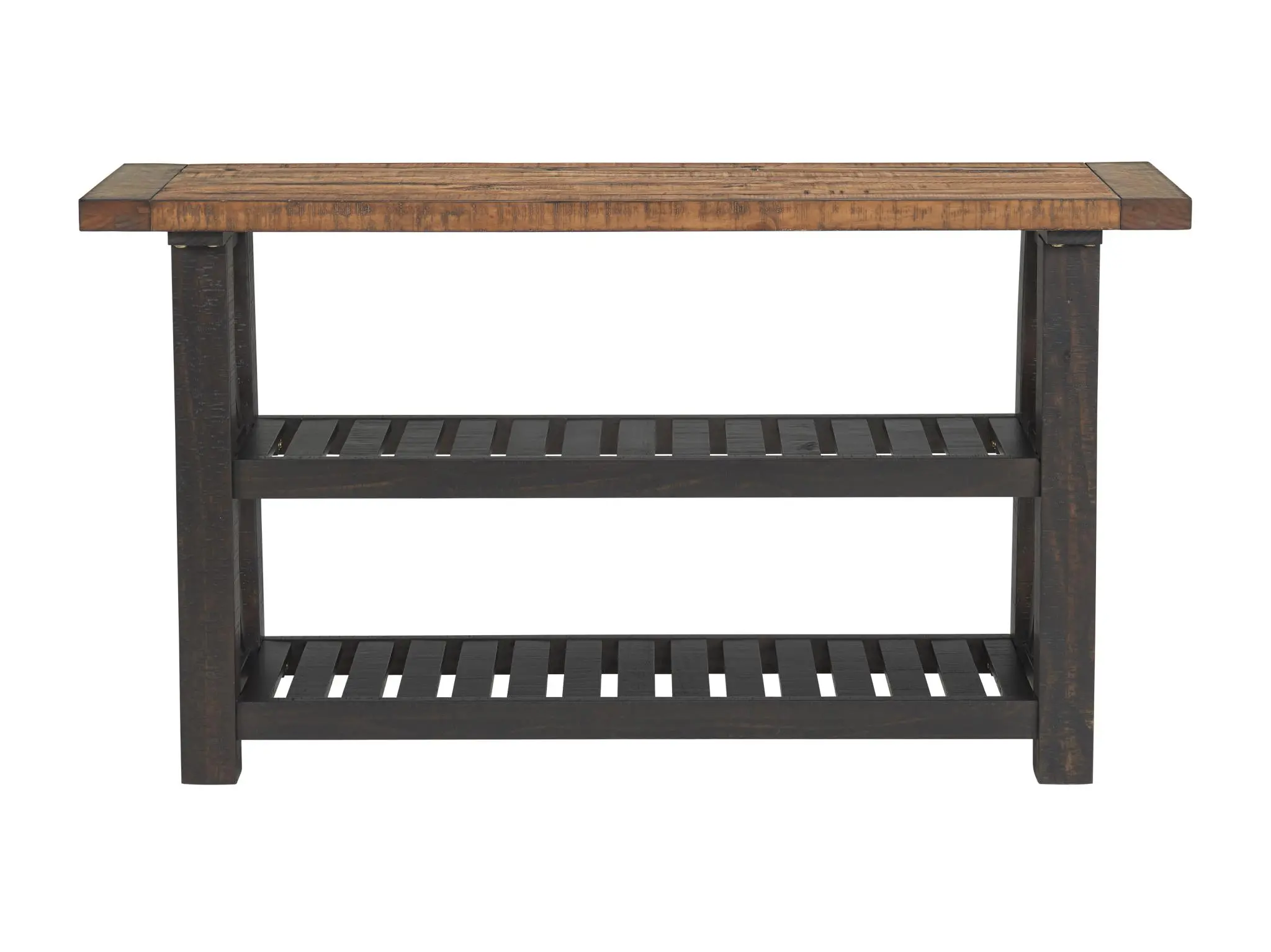 Bolton Black and Natural Sofa Table-1