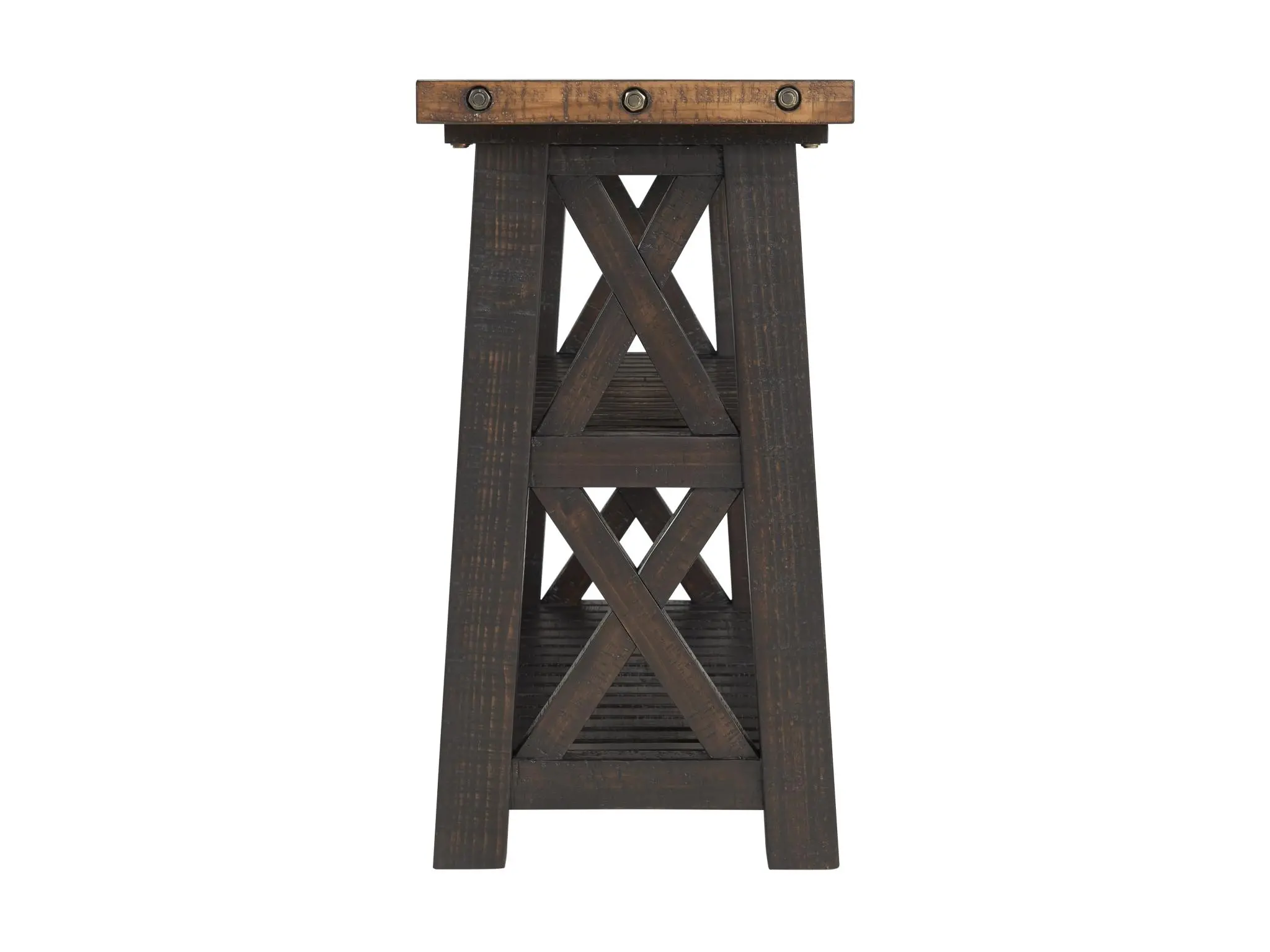Bolton Black and Natural Sofa Table-4