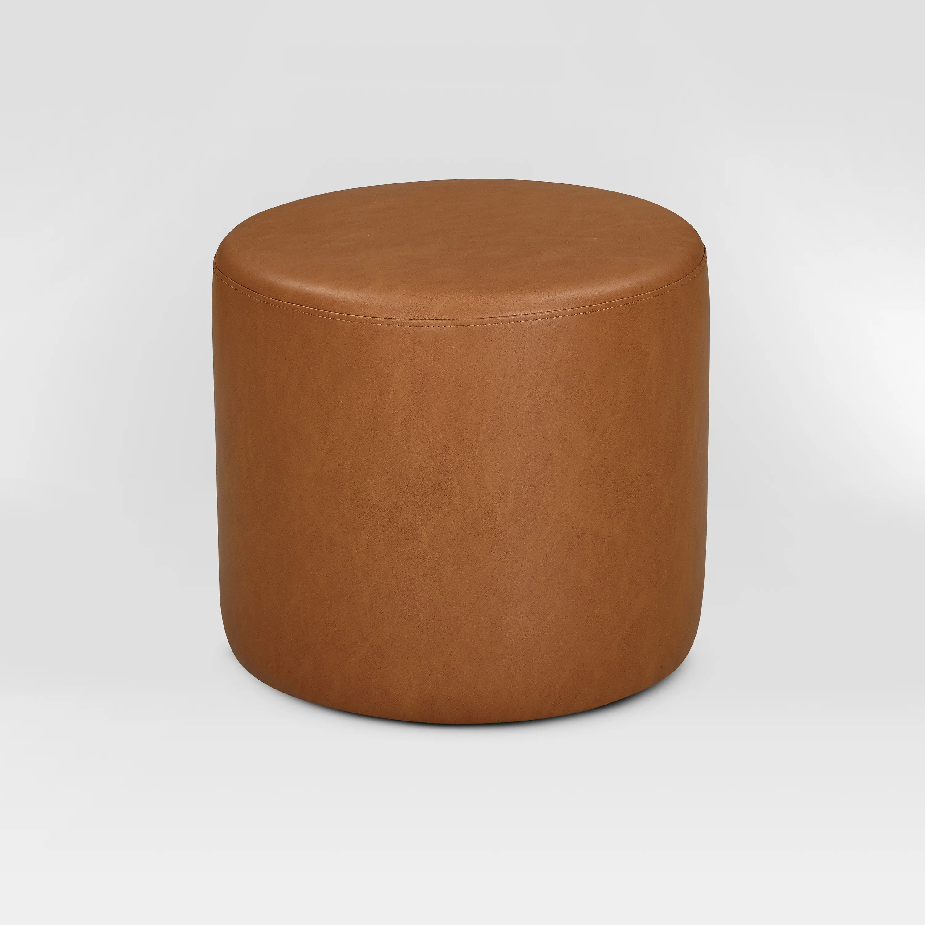 510A001CML Garret Caramel Round Ottoman-5