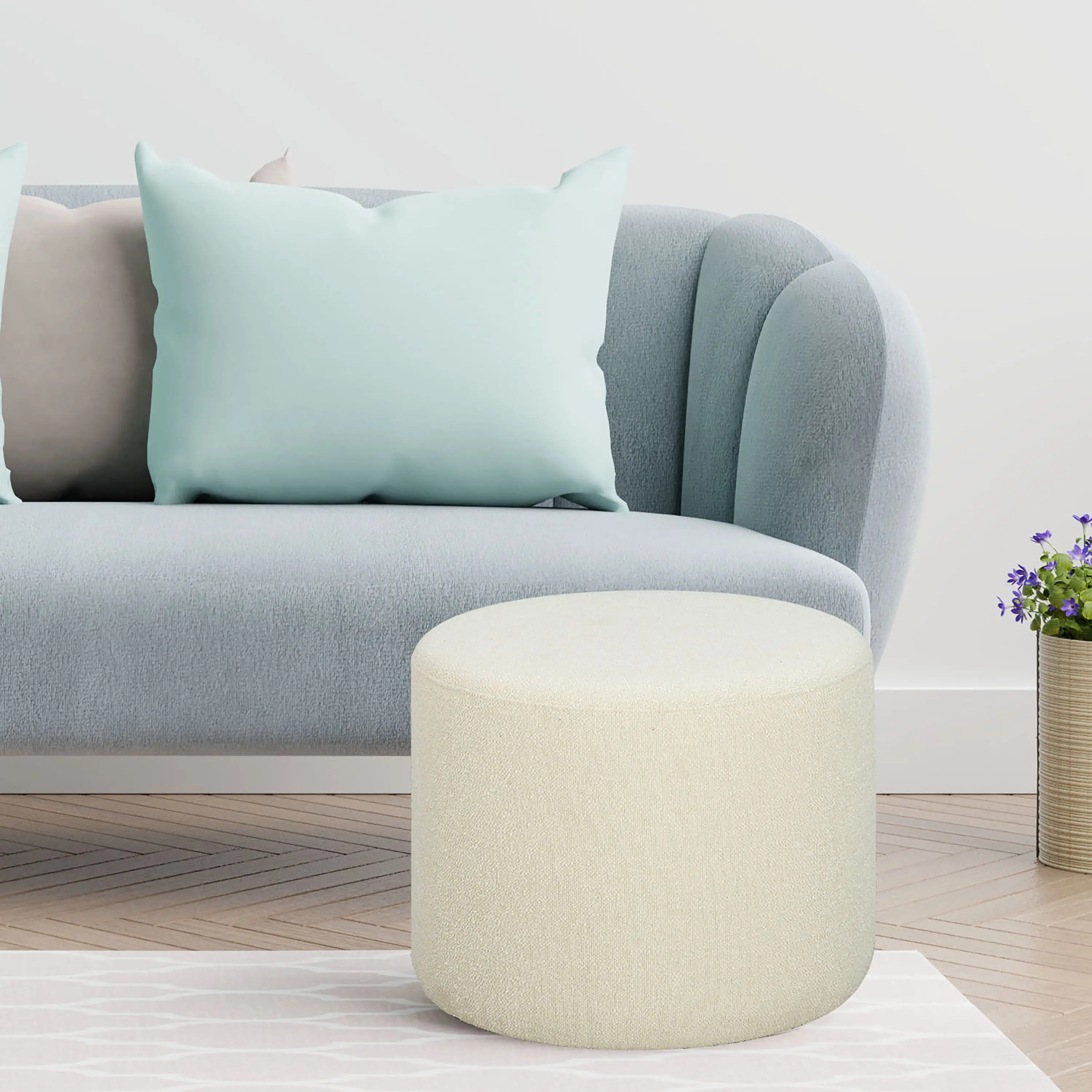 510A001SNO Garrett Snow Round Ottoman-3