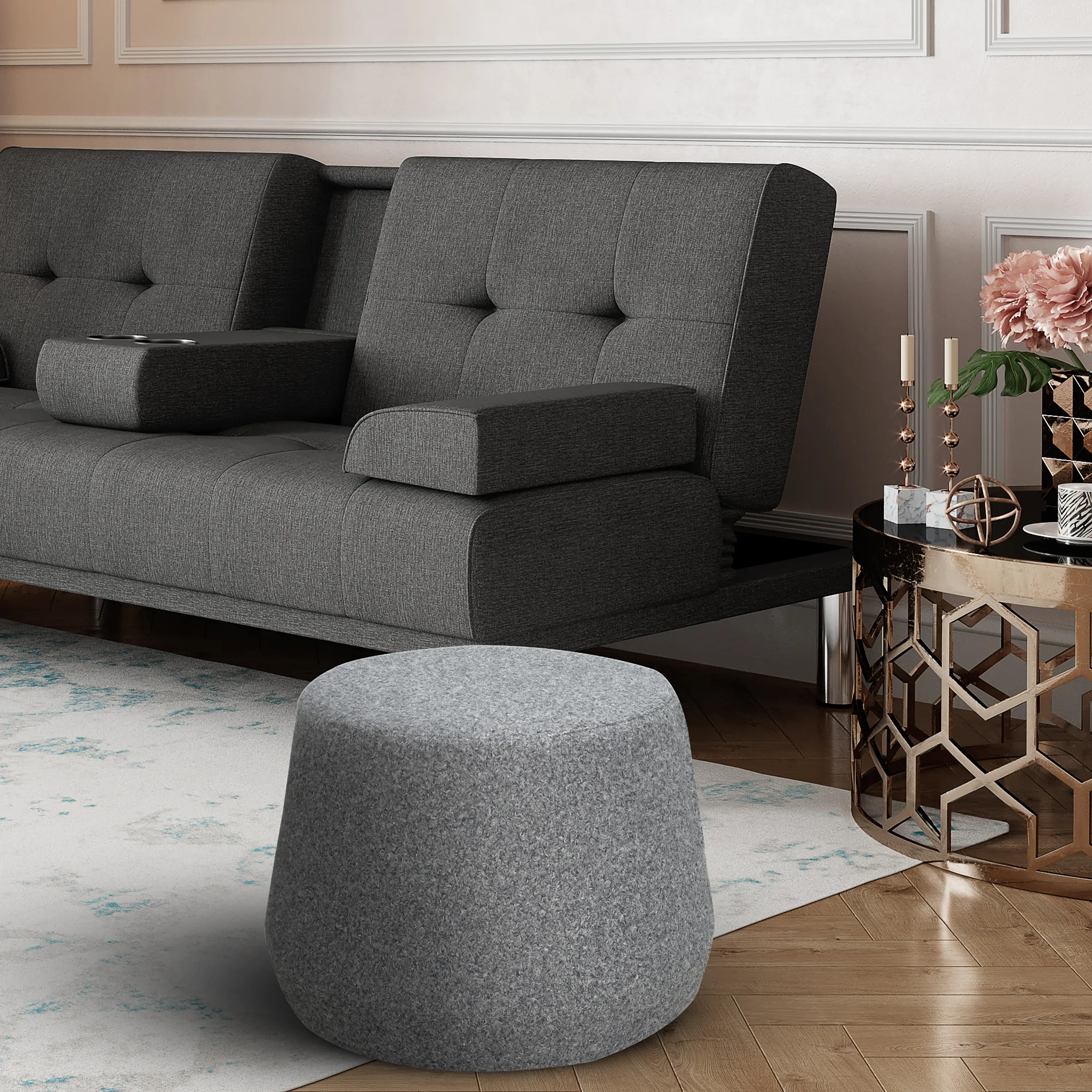510A003GRY Grant Gray Ottoman-1