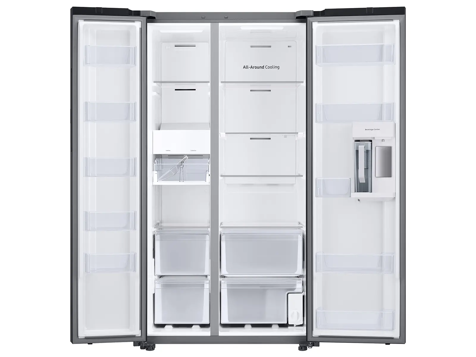 RS28CB7600QL Samsung Bespoke 28 cu ft Side-By-Side Refrigerator - Stainless Steel-6