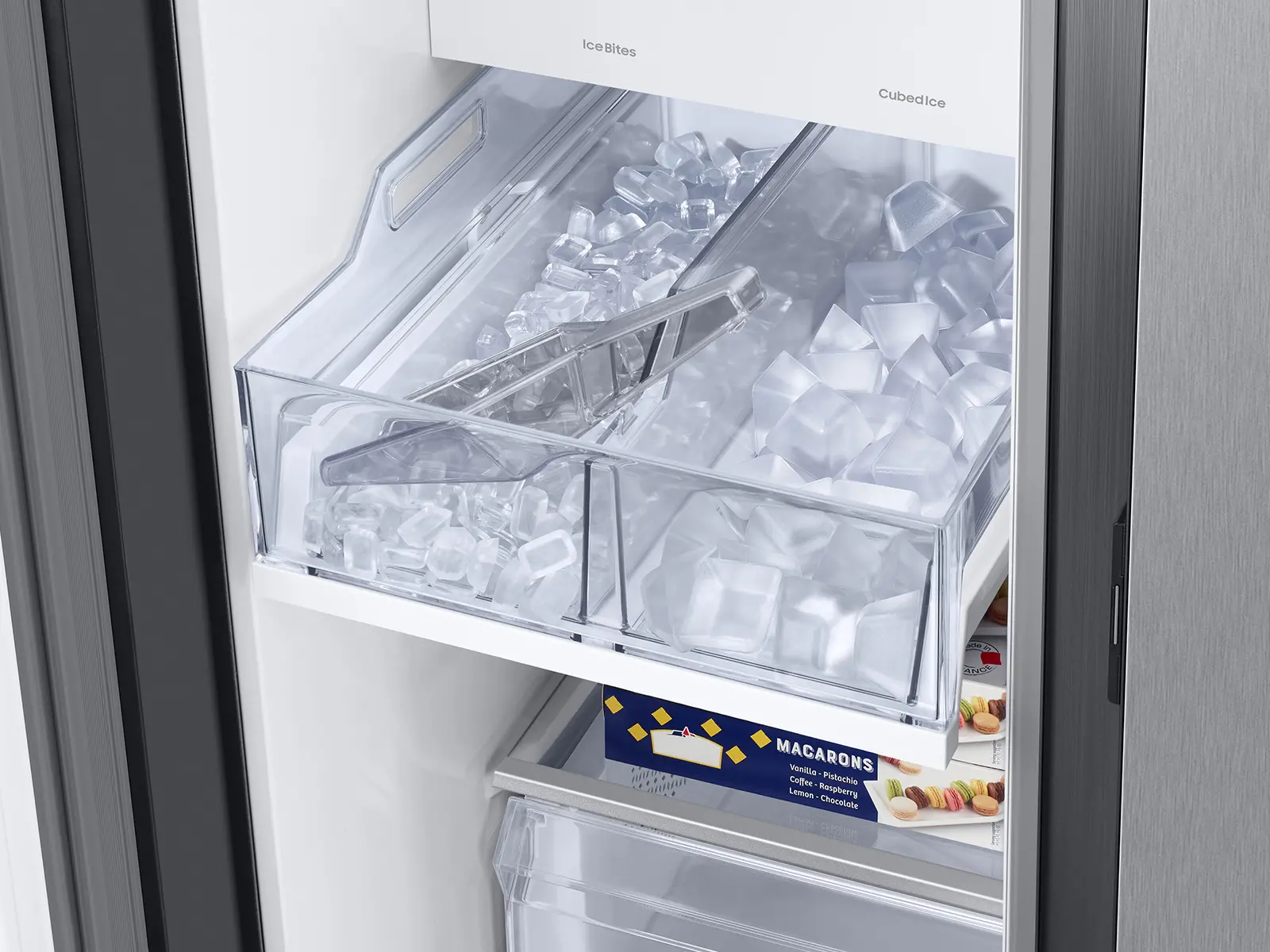 RS28CB7600QL Samsung Bespoke 28 cu ft Side-By-Side Refrigerator - Stainless Steel-9
