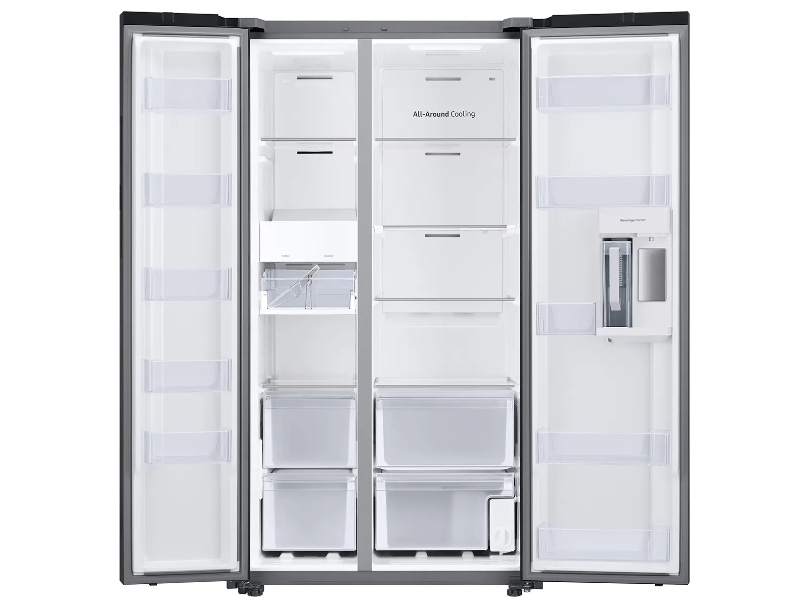 RS28CB760012 Samsung Bespoke 28 cu ft Side-By-Side Refrigerator - White Glass-6