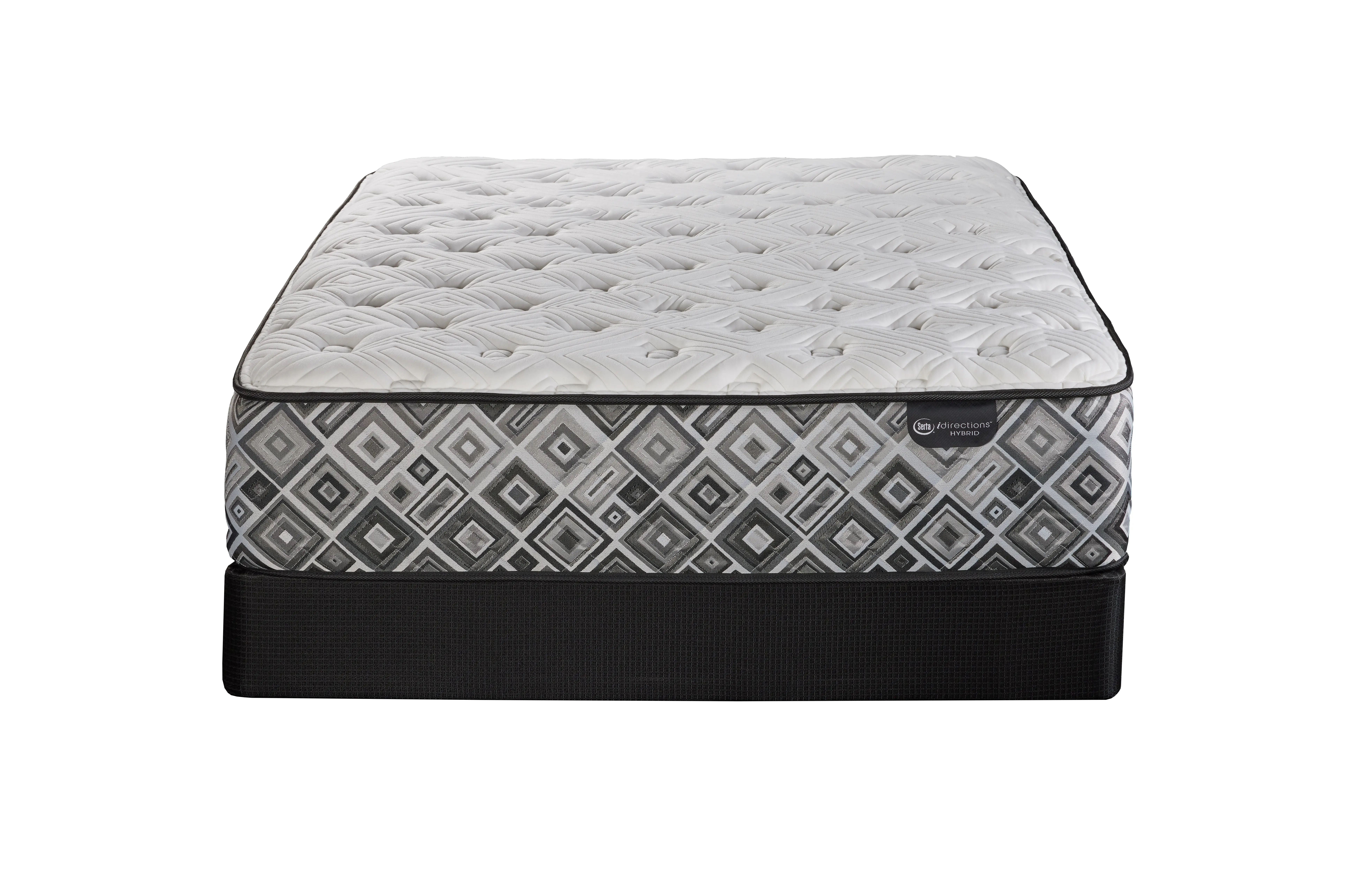 TXL-2PC-ARGENTE-MED Serta Argente Hybrid Medium Split King Mattress-5