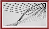 FRM-AL-PR-RED-43-2021 Frame My TV 43  Alloy Prismatic Samsung Frame - Red