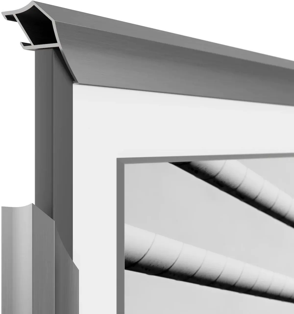 FRM-AL-PR-GPH-55-2021 Frame My TV 55 Alloy Prismatic Samsung Frame - Graphite-5