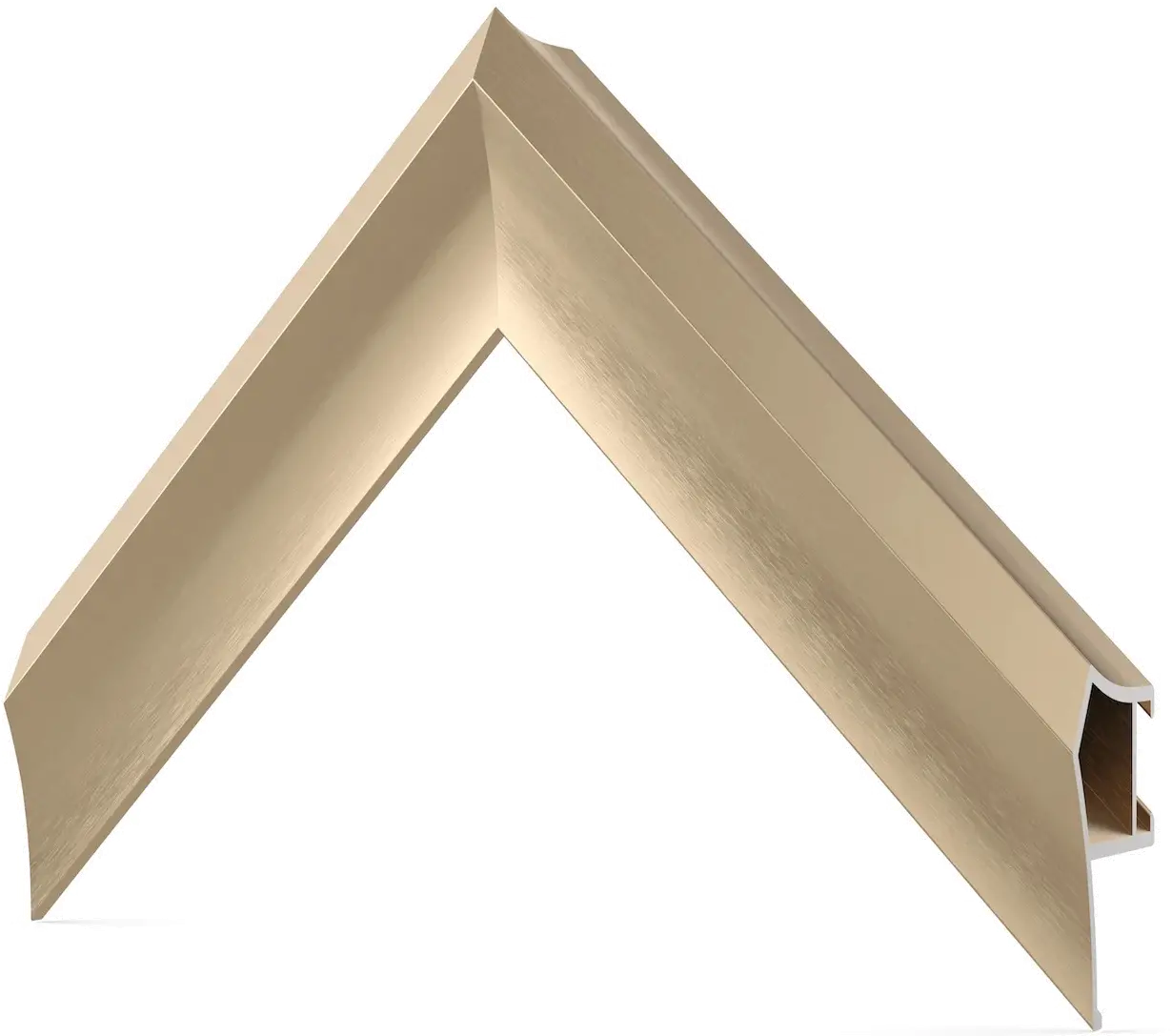 FRM-AL-PR-GLD-65-2021 Frame My TV 65 Alloy Prismatic Samsung Frame - Gold-5