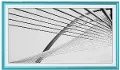 FRM-AL-PR-TURQ-43-2021 Frame My TV 43 Alloy Prismatic Samsung Frame - Turquoise
