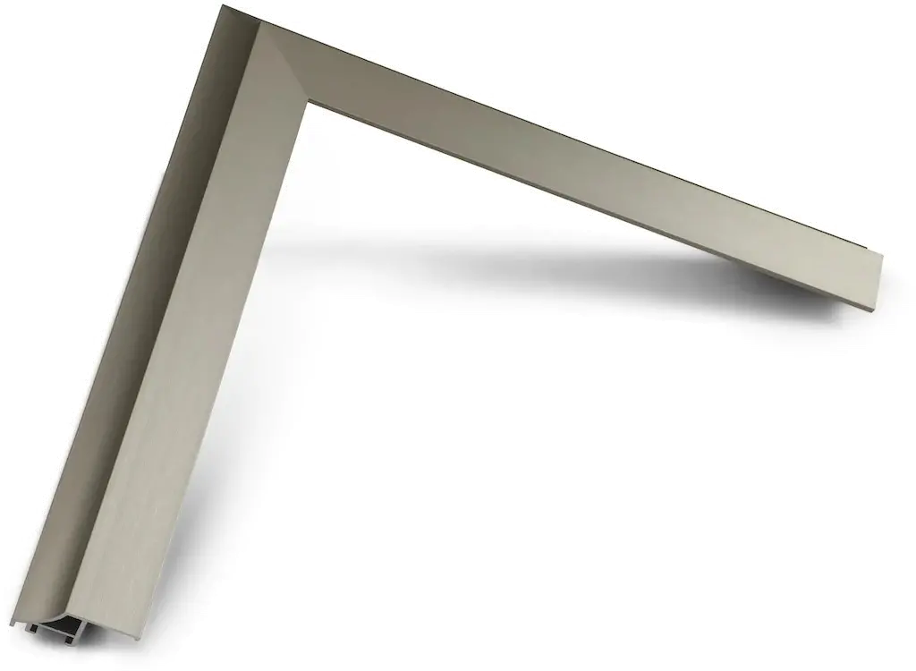 FRM-AL-SC-GSL-55-2021 Frame My TV 55 Alloy Scoop Samsung Frame Bezel - Silver-5