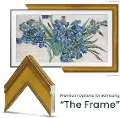 FRM-SF-D5179-50-2021 Frame My TV 50 Samsung The Frame Deco Frame - Antique Gold