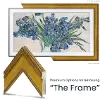 FRM-SF-D5179-85-2021 Frame My TV 85 Samsung The Frame Deco Frame - Antique Gold