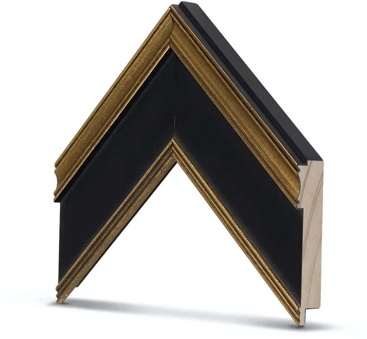 FRM-SF-D5183-55-2021 Frame My TV 55 Samsung The Frame Deco Premiere - Antique Gold/Black-4