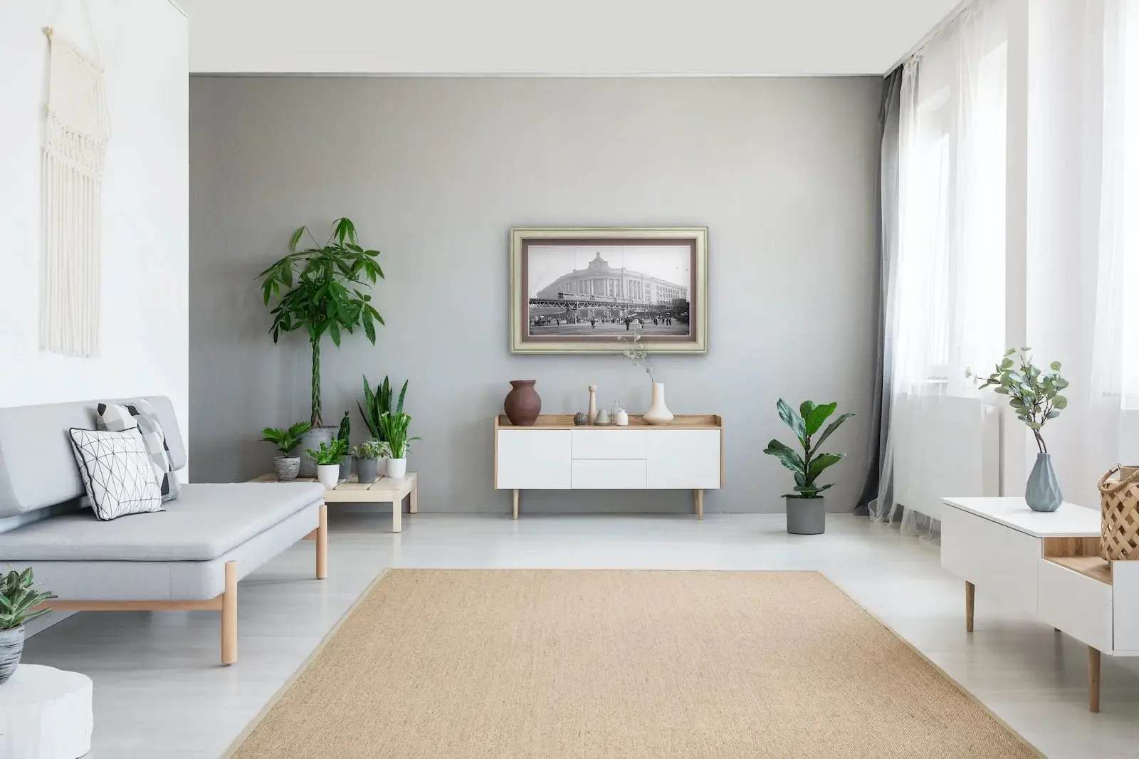 FRM-SF-D5181-50-2021 Frame My TV 50 Samsung The Frame Deco Premiere - Antique White-6