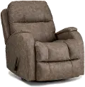 Zena Bolero Taupe Swivel Glider Recliner