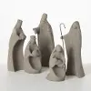 Assorted Modern Ceramic Nativity Set