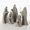 Assorted Modern Ceramic Nativity Set
