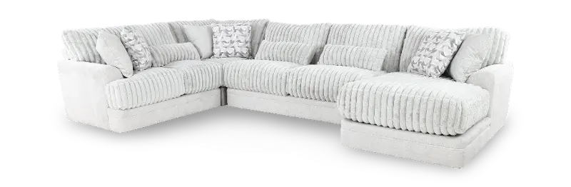 Titan Gray 4‑Piece Sectional