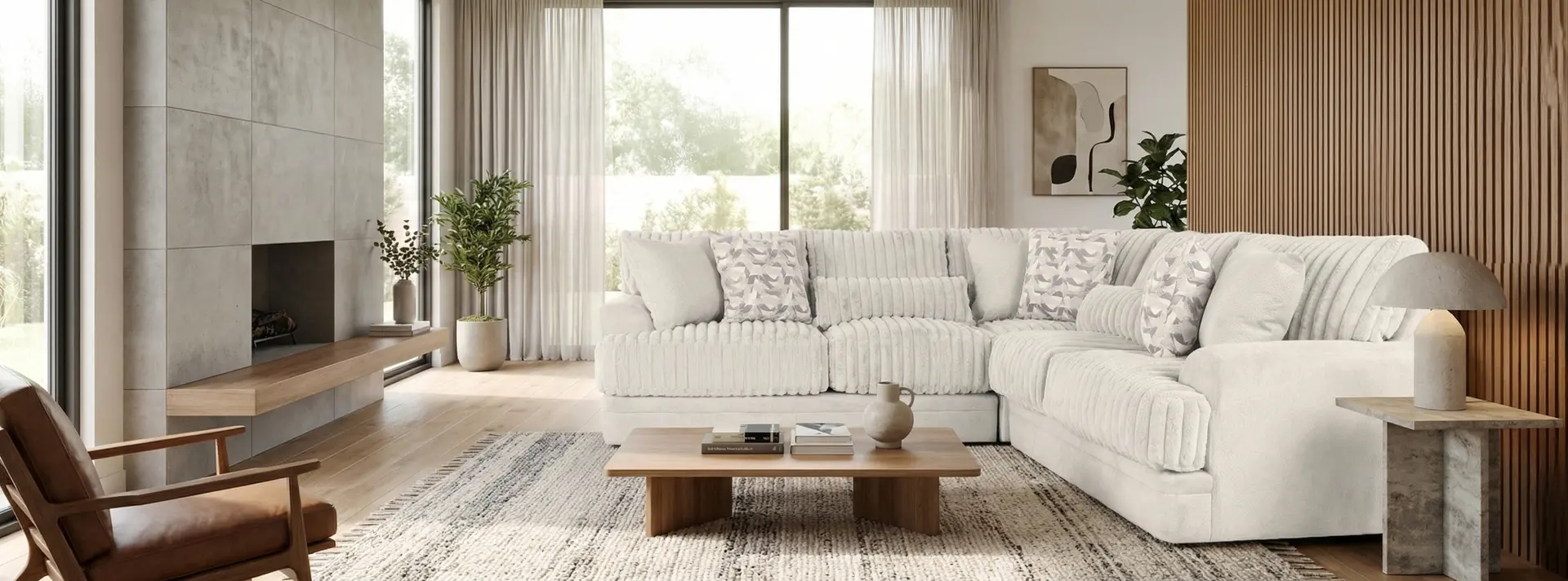 3PC/TITAN/MOONSTRUCK Titan Light Gray 3-Piece Sectional-2
